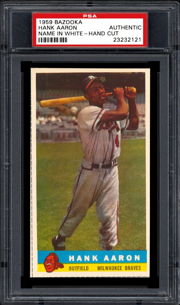 1959 Bazooka Baseball Card #1