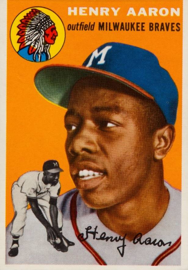 1954 topps hank aaron