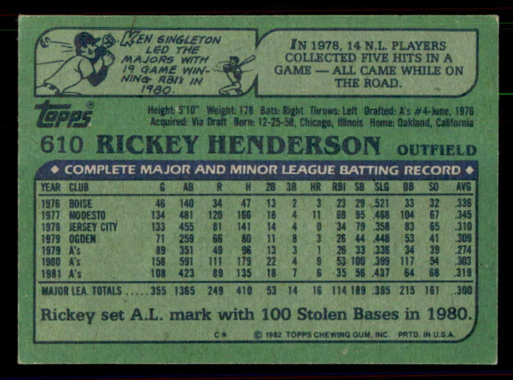 Rickey Henderson