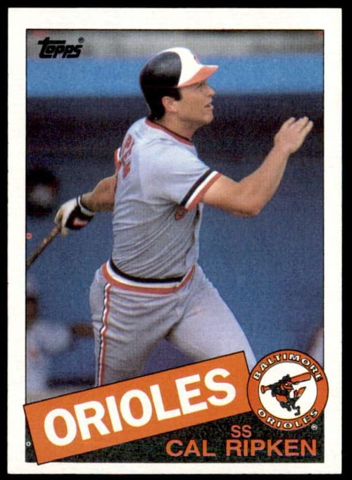1985 topps cal ripken 