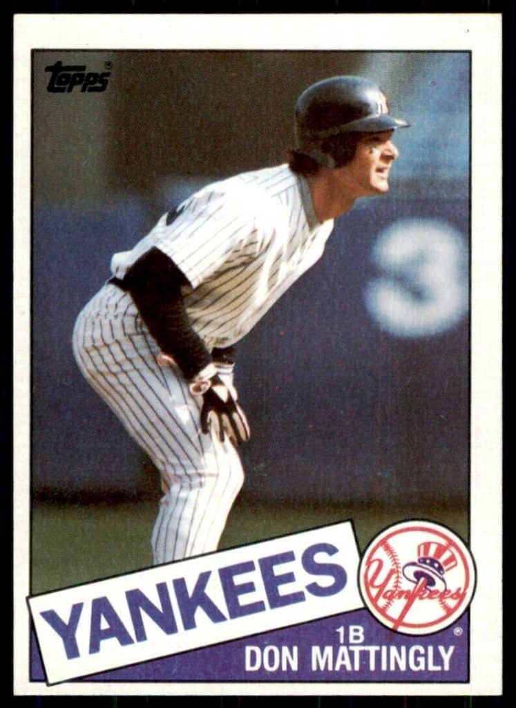 1985 topps don mattingly 