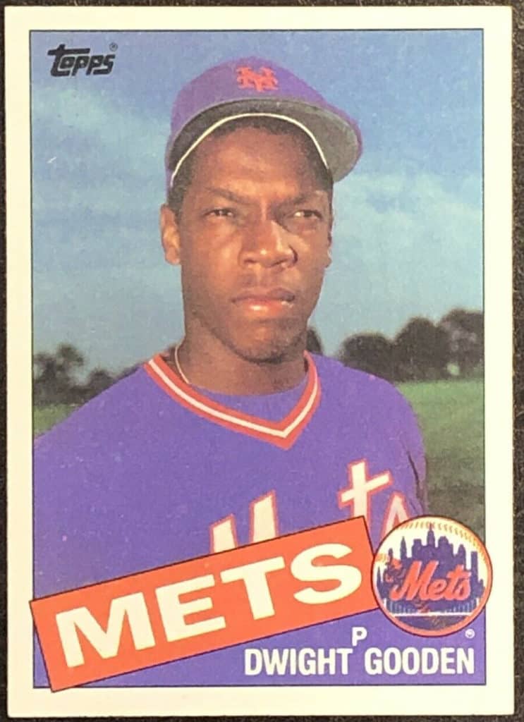 1985 topps dwight gooden