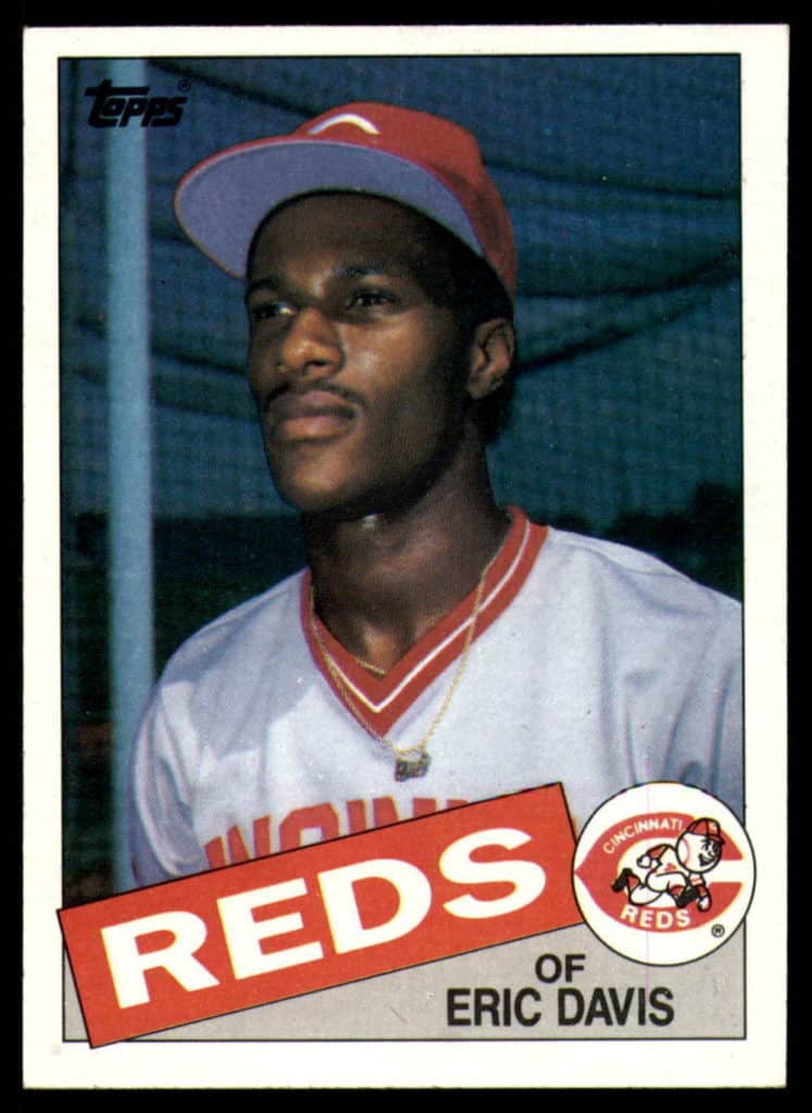 1985 topps eric davis