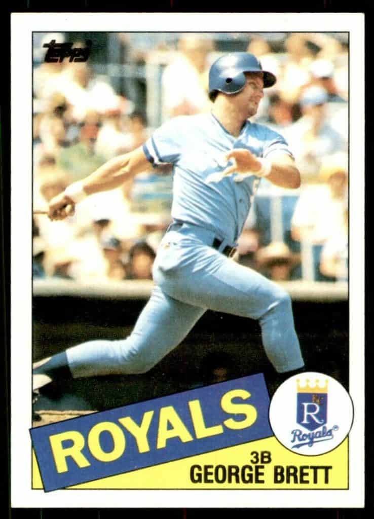 1985 topps george brett