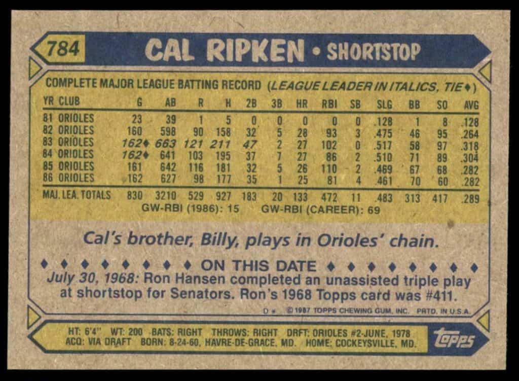 cal ripken