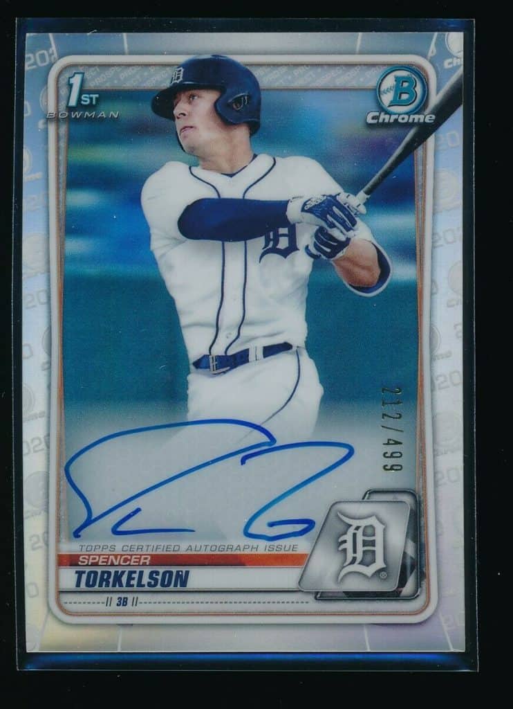 2020 Bowman Chrome Draft Rookies Spencer Torkelson