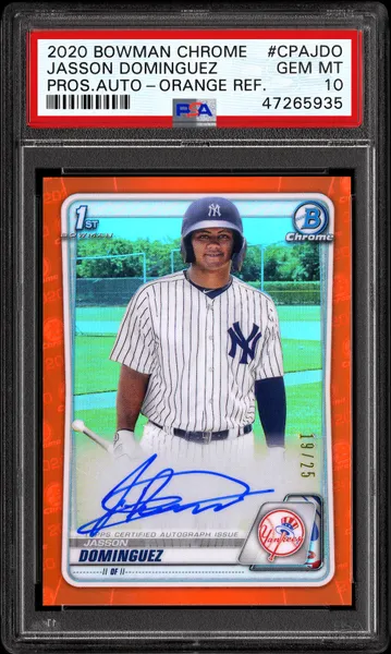 2020 Bowman Chrome Draft Rookies Jasson Dominguez