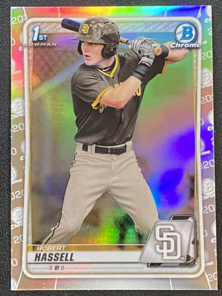 2020 Bowman Chrome Draft Rookies Robert Hassell