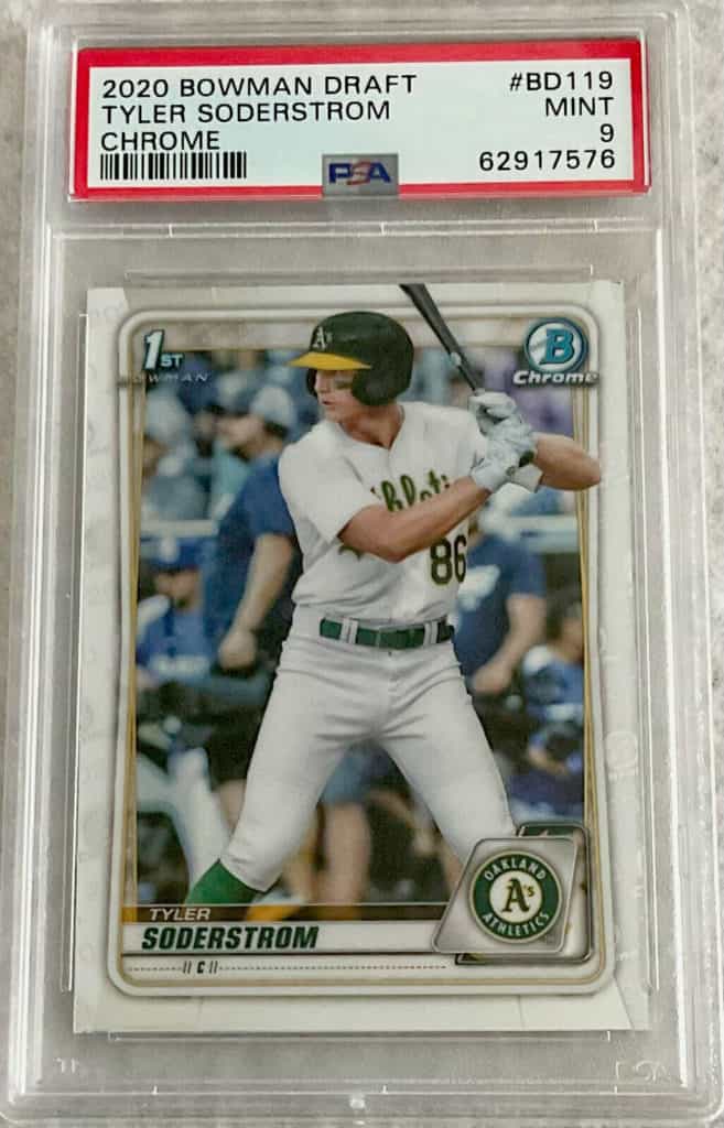 2020 Bowman Chrome Draft Rookies Tyler Soderstrom