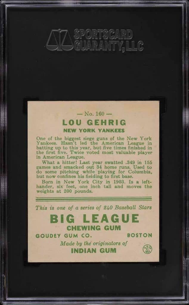 lou gehrig